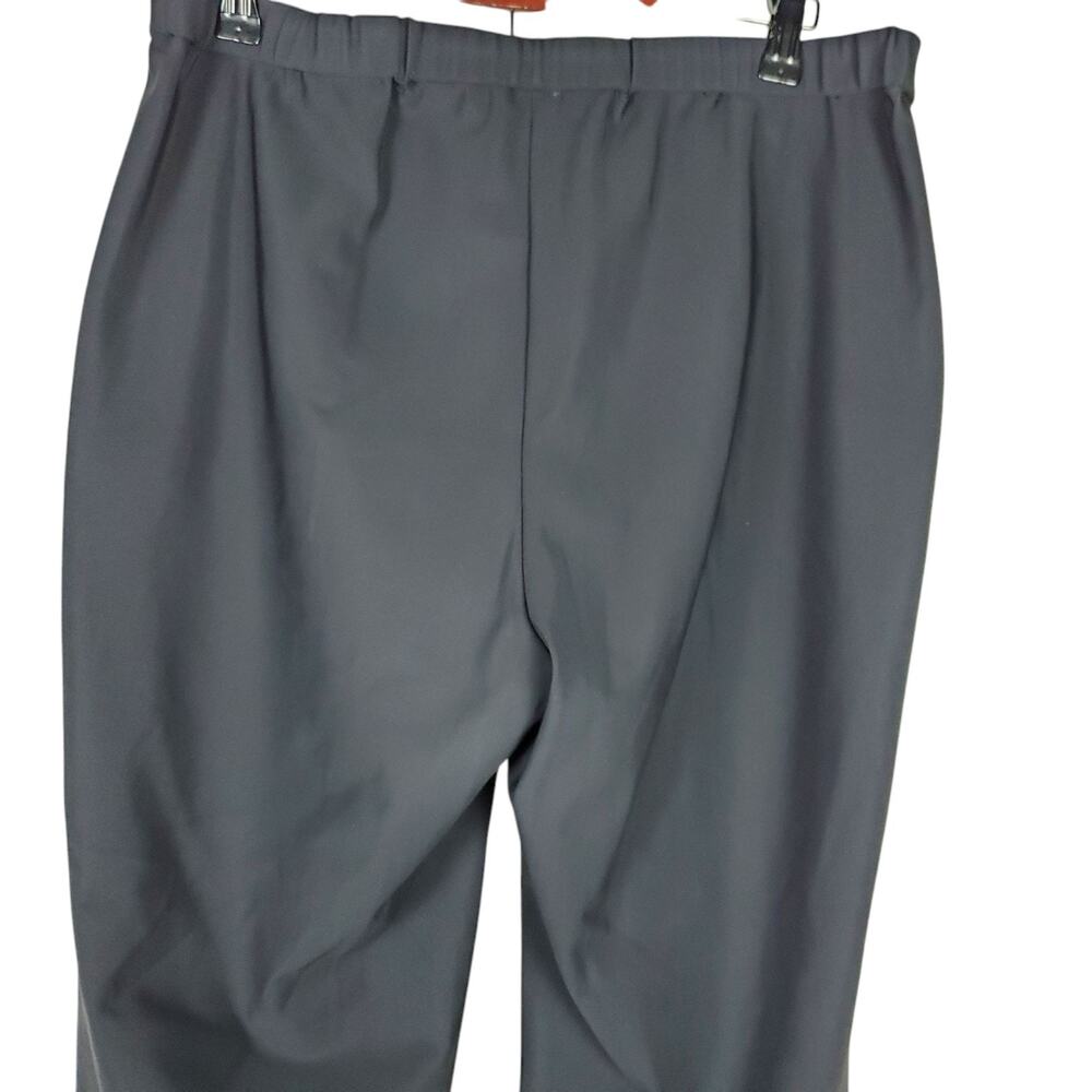 Theory Womens Tapered Dart Ponte Pant Sz L Black Pull On Cropped Pockets Stretch - Picture 6 of 16